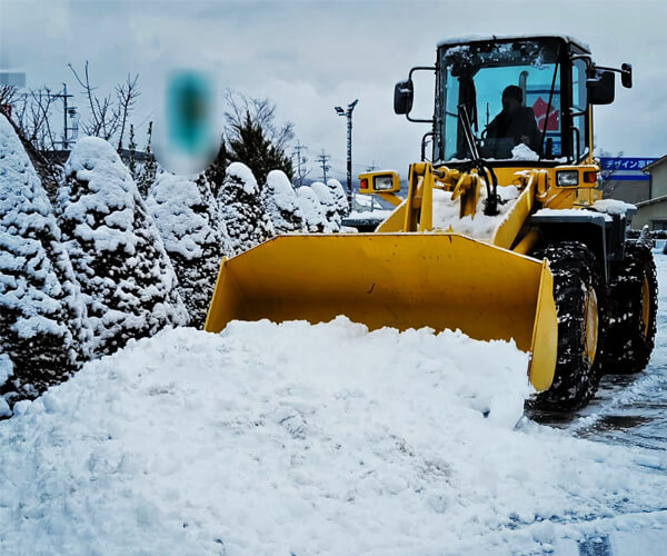 除雪作業